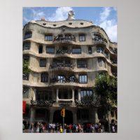 Barcelona Spain Gaudi Building