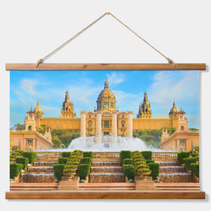 Barcelona Spain Hanging Tapestry