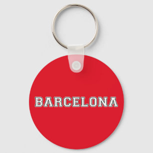 Barcelona Spain Keychain