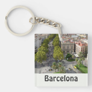 Barcelona, Spain Keychain