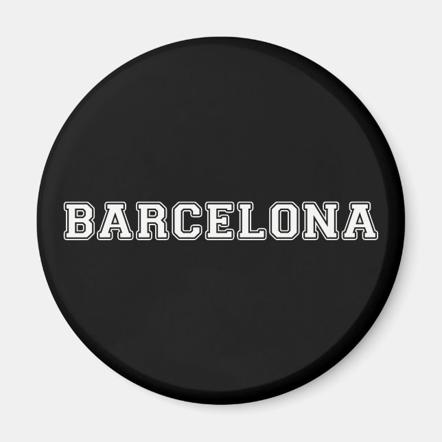 Barcelona Spain Magnet (Front)
