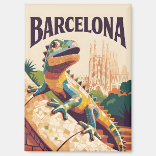 Barcelona Spain Magnet