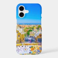 Barcelona, Spain - Park Guell Gaudi Mosaic