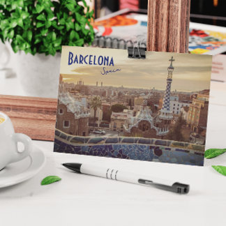 Barcelona, Spain - Park Guell Postcard