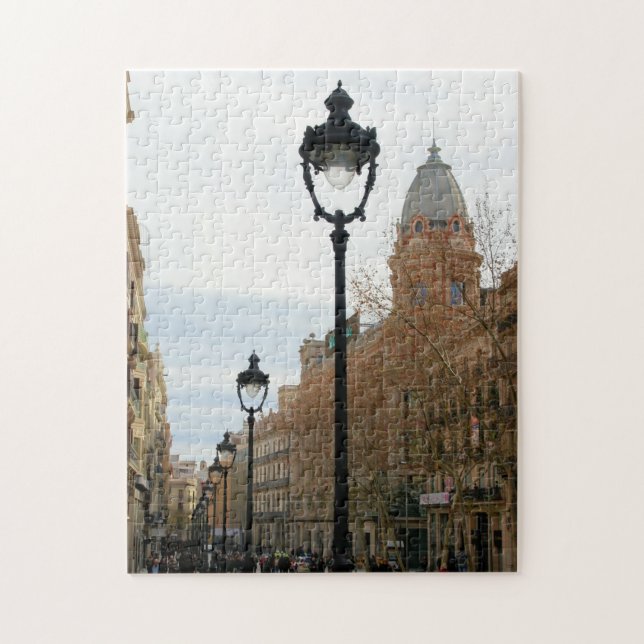 Barcelona, Spain - Portal del Angel Puzzle (Vertical)