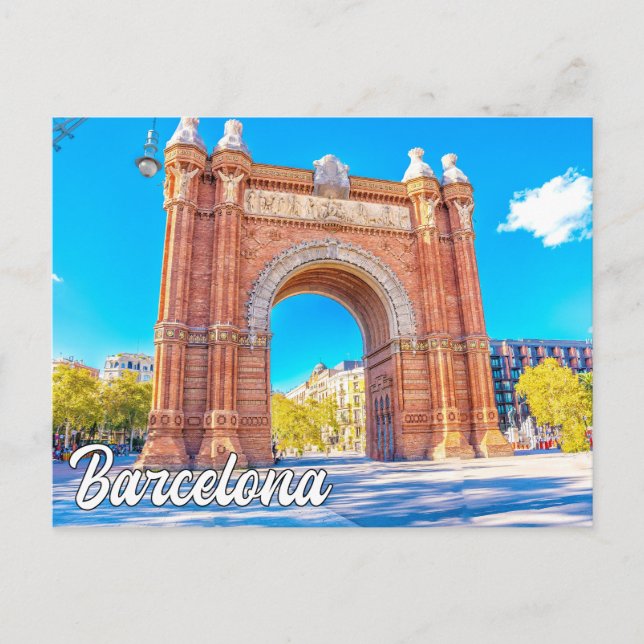 Barcelona, Spain Postcard (Front)