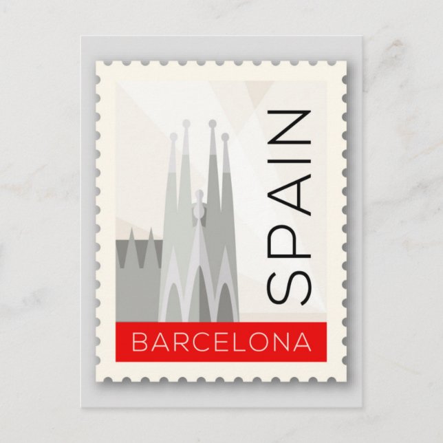 Barcelona Spain Postcard (Front)