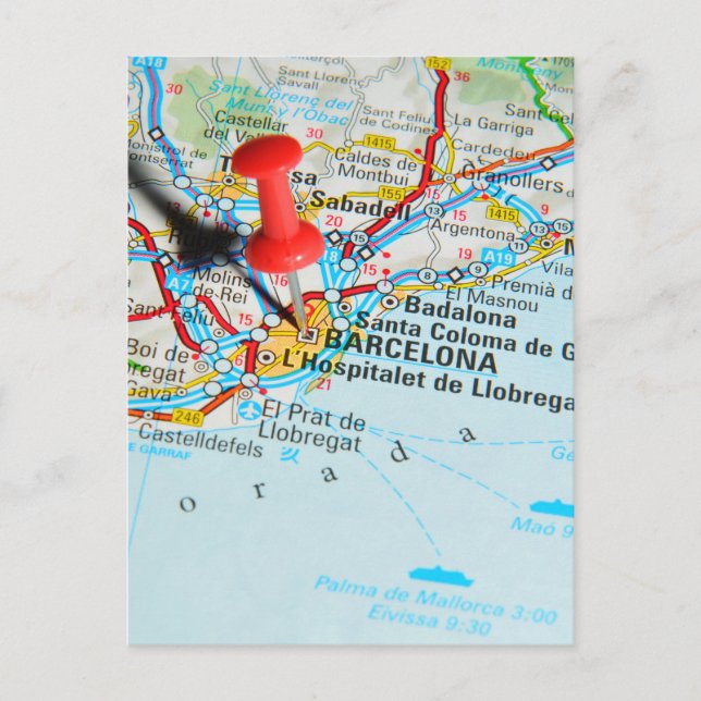 Barcelona, Spain Postcard (Front)