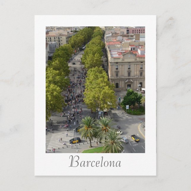 Barcelona Spain Postcard (Front)