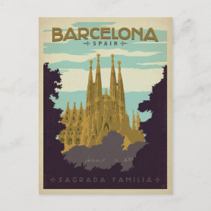 Barcelona, Spain - Sagrada Familia Postcard