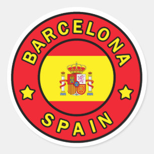 Barcelona Spain Sticker