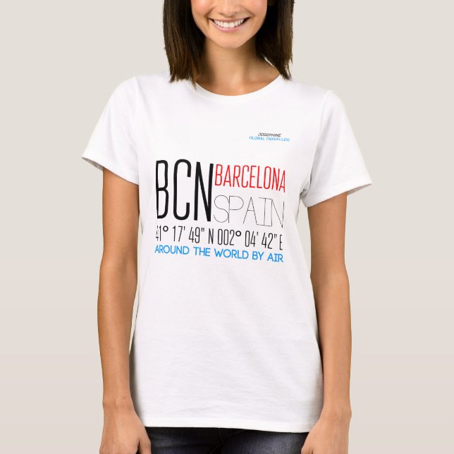 Barcelona, Spain T-Shirt (Front)