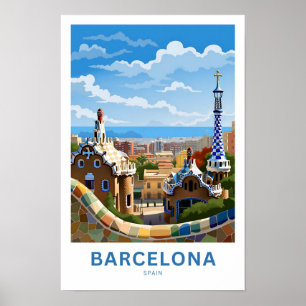 Barcelona Spain Travel Print