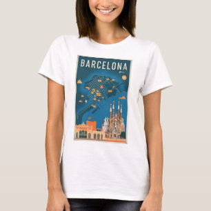 Barcelona Spain vintage T-Shirt