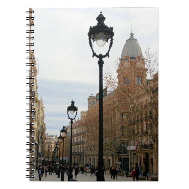 Barcelona Stroll - Portal del Angel Notebook (Front)
