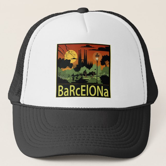 Barcelona Trucker Hat (Front)