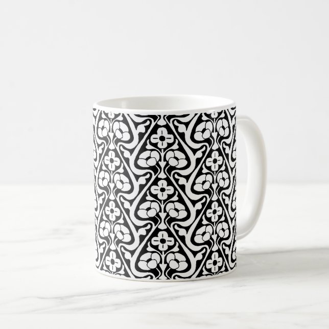 Barcelona Wall Flowers Coffee Mug (Front Right)
