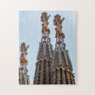 Barcelone Sagrada Familia steeples vue puzzle