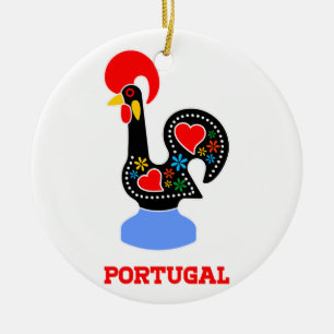 Barcelos Rooster Ceramic Ornament