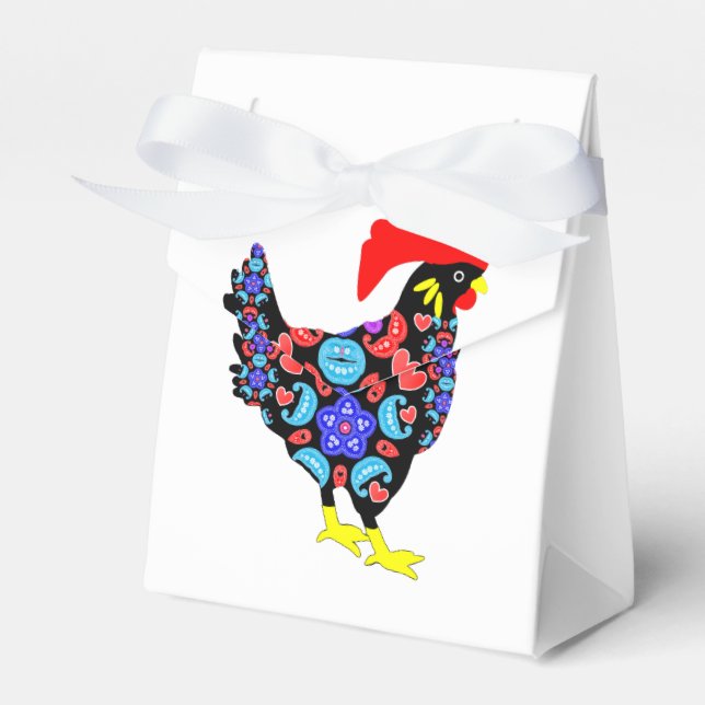 Barcelos Rooster Portuguese Emblem Personalized Favor Box (Front Side)
