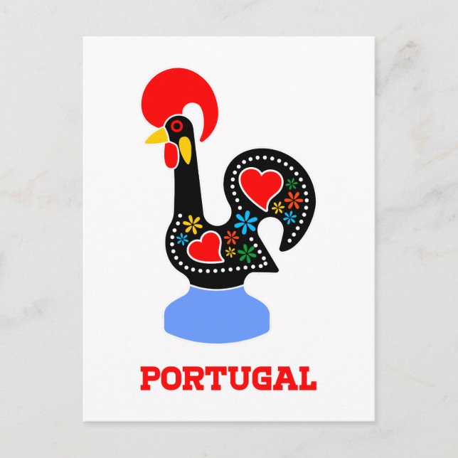 Barcelos Rooster Postcard (Front)