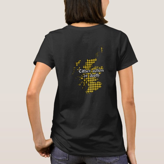 Barclay Clan Badge and Tartan Women's T-Shirt (Back)