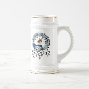 Barclay Clan Badge Beer Stein