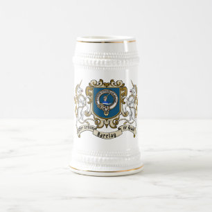 Barclay Clan Badge & Unicorn Beer Stein