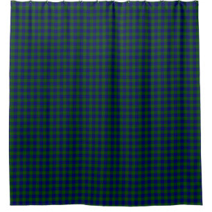 Barclay clan tartan blue green plaid