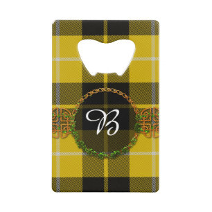 Barclay Dress Tartan And Monogram Wallet Bottle Opener