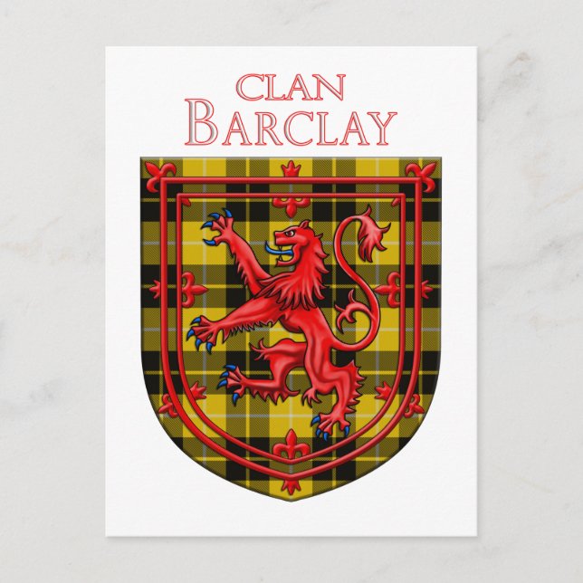 Barclay Dress Tartan Scottish Plaid Postcard (Front)