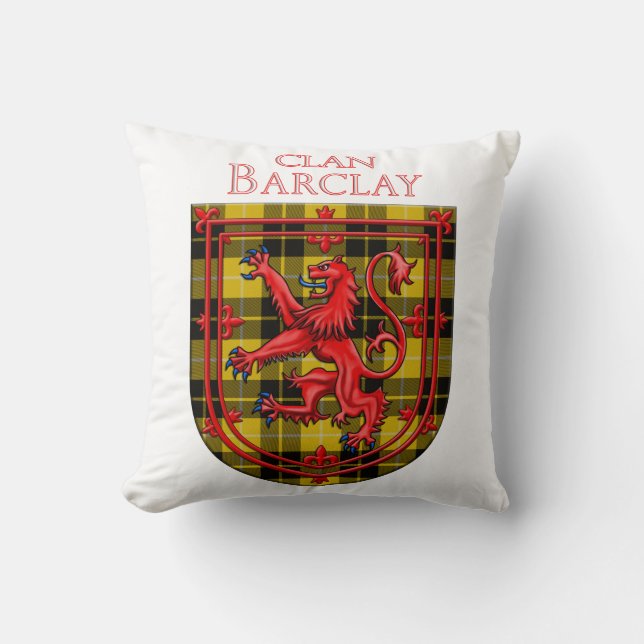 Barclay Dress Tartan Scottish Plaid Throw Pillow (Front)