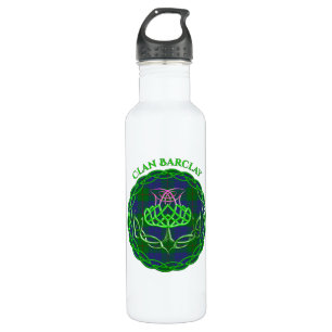 Barclay Scottish Tartan Celtic Thistle 710 Ml Water Bottle