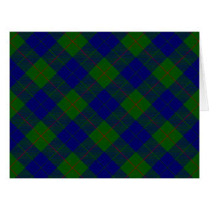 Barclay tartan bleu vert plaid