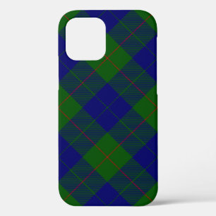 Barclay tartan blue green plaid iPhone 12 case