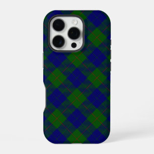 Barclay tartan blue green plaid iPhone 16 pro case