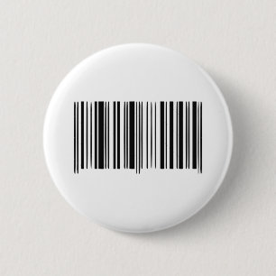 Barcode 2 Inch Round Button
