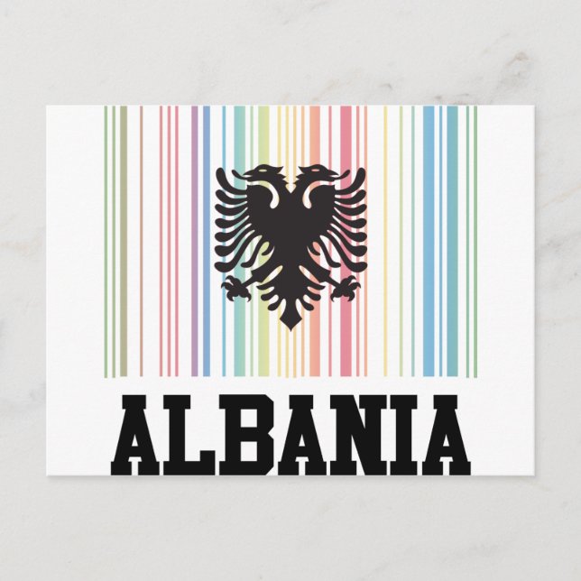 Barcode Albania Postcard (Front)