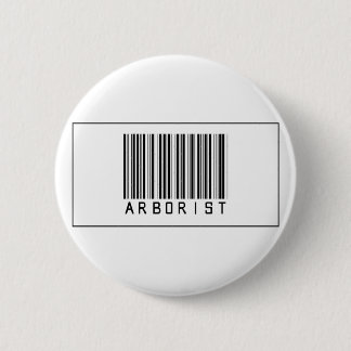 Barcode Arborist 2 Inch Round Button