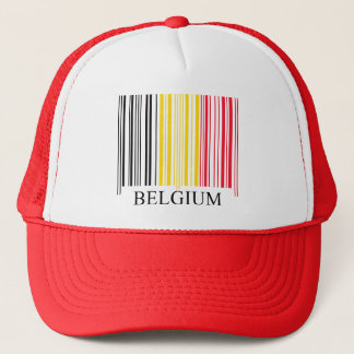 Barcode Belgium Flag Trucker Hat