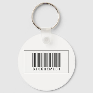 Barcode Biochemist Keychain