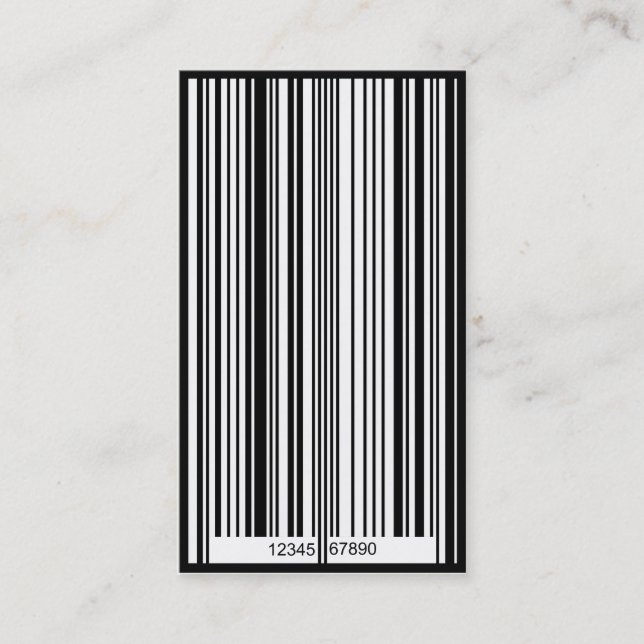 Barcode Business Card (Front)