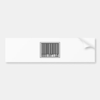 Barcode Christian Bumper Sticker
