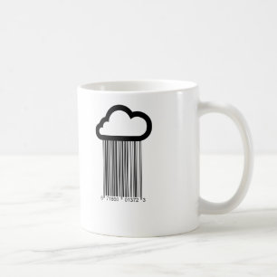 Barcode Cloud Illustration mug