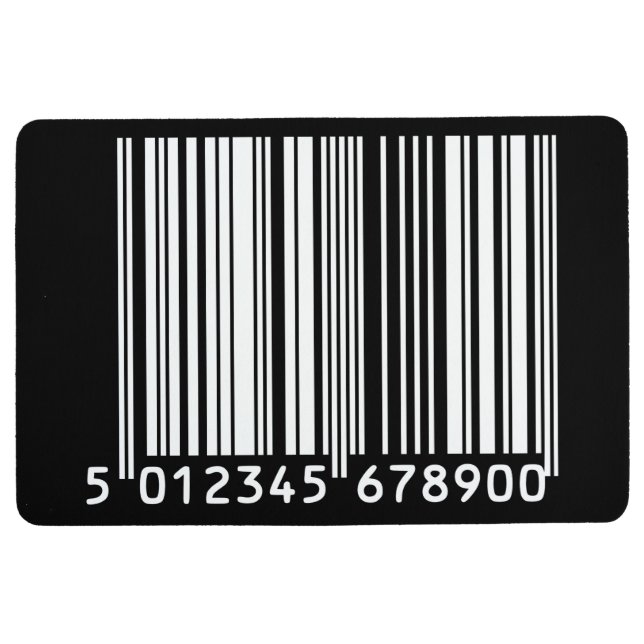 Barcode designed floor mat (Front)