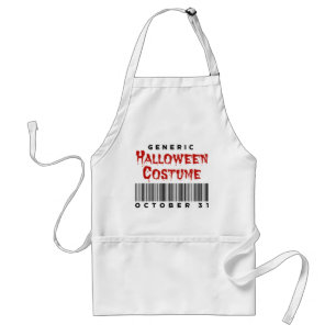 Barcode Generic Halloween Costume October 31 Standard Apron