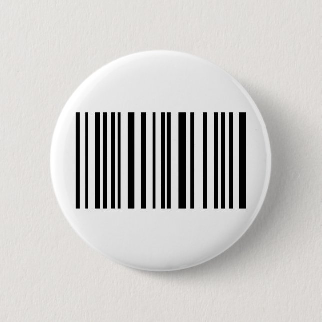 barcode label icon 2 inch round button (Front)