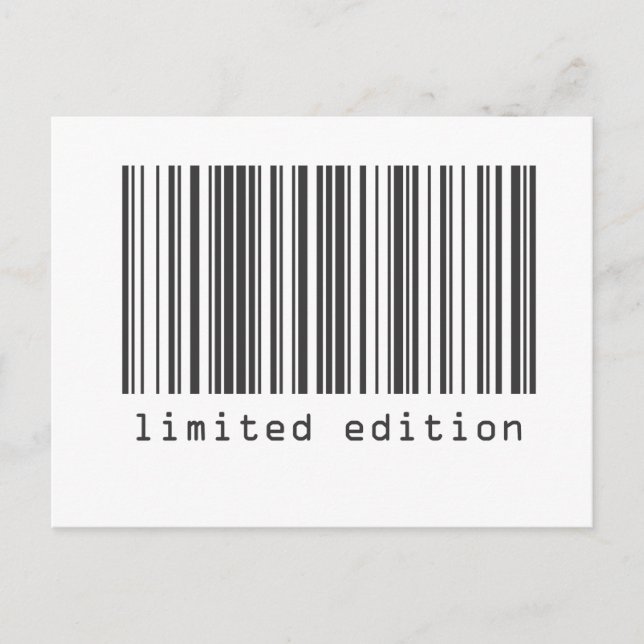 Barcode - Limited Edition Postcard (Front)