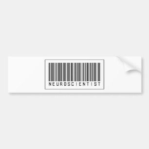 Barcode Neuroscientist Bumper Sticker