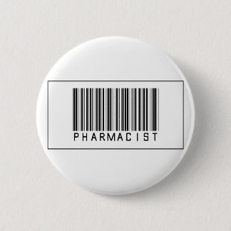 Barcode Pharmacist 2 Inch Round Button
